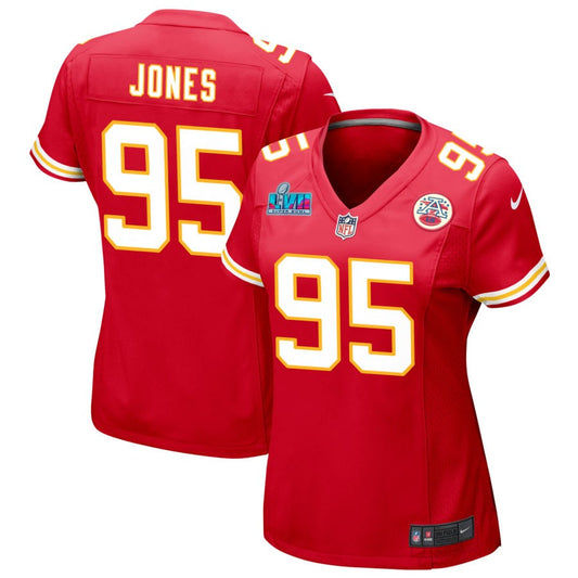 Chris Jones Kansas City Chiefs Nike Women's Super Bowl LVII Game Jersey - Red