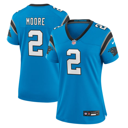 D.J. Moore Carolina Panthers Nike Women's Alternate Game Jersey - Blue