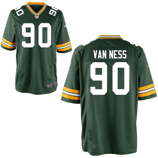 Lukas Van Ness Green Bay Packers Nike Youth Game Jersey - Green
