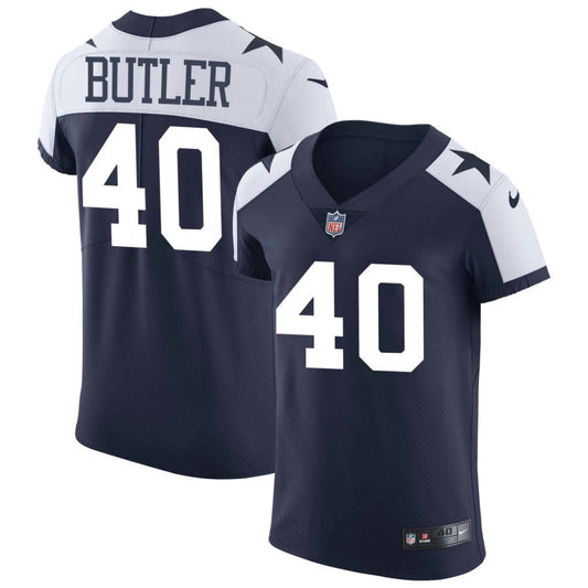 Josh Butler Dallas Cowboys Nike Alternate Vapor Elite Jersey - Navy