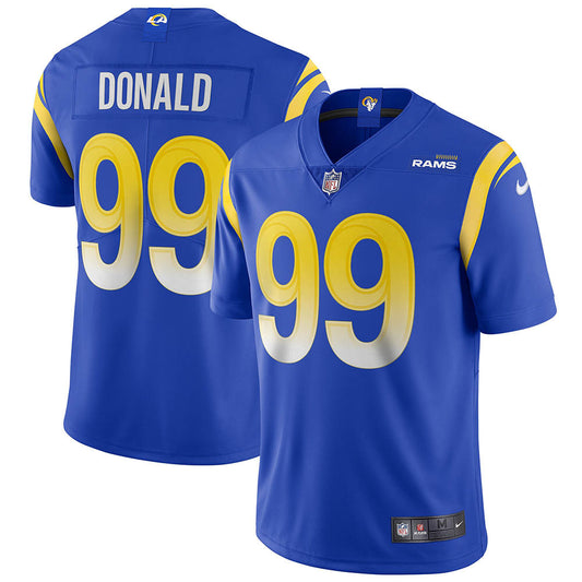 Men's Los Angeles Rams Aaron Donald Vapor Limited Jersey Royal