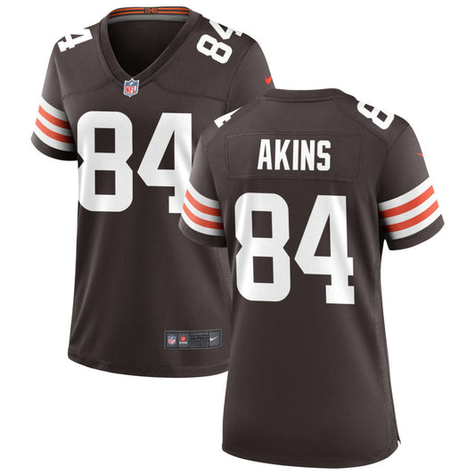 Jordan Akins Nike Cleveland Browns Women's Game Jersey - Brown