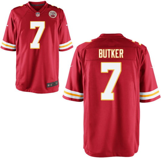 Harrison Butker Kansas City Chiefs Nike Youth Game Jersey - Red