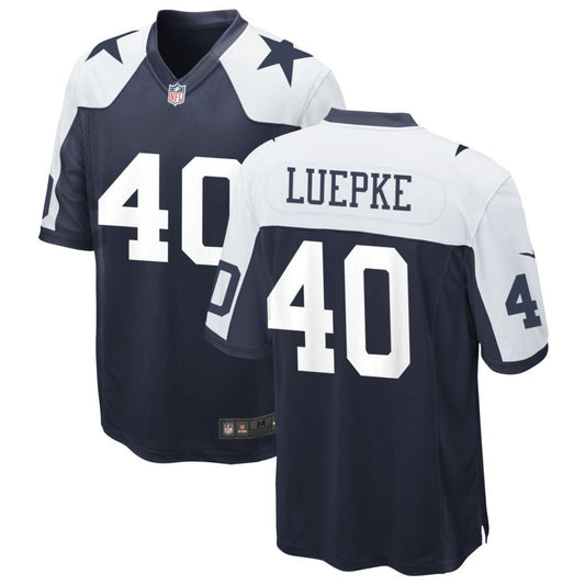 Hunter Luepke Dallas Cowboys Nike Alternate Game Jersey - Navy