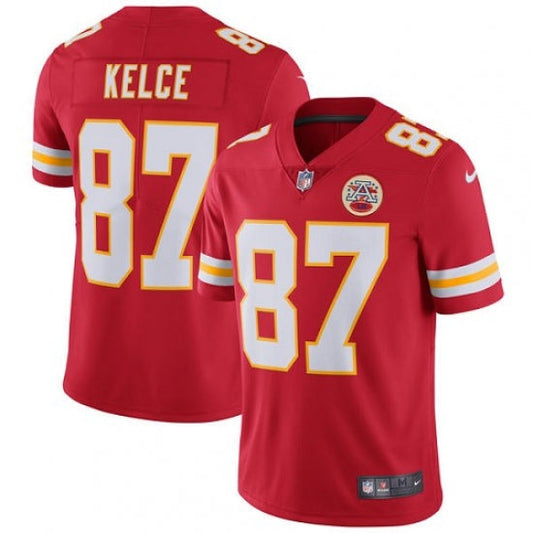 Men's Kansas City Chiefs Travis Kelce Limited Player Jersey Red