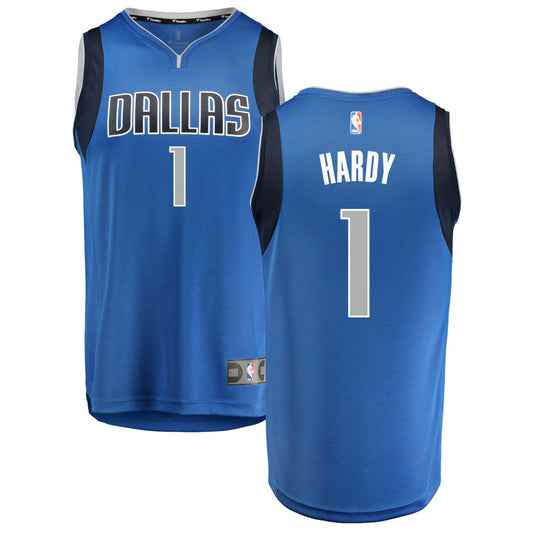 Jaden Hardy Dallas Mavericks Fanatics Branded Fast Break Replica Jersey Blue - Icon Edition
