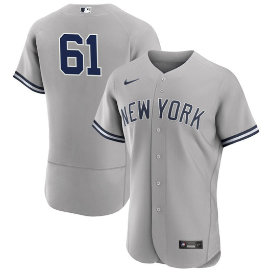 Jake Bauers New York Yankees Nike Road Authentic Jersey - Gray