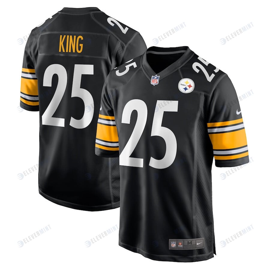 Desmond King 25 Pittsburgh Steelers Men Game Jersey - Black