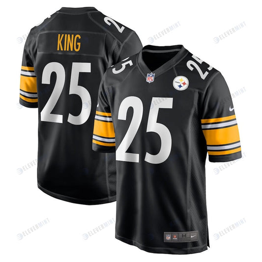 Desmond King 25 Pittsburgh Steelers Men Game Jersey - Black
