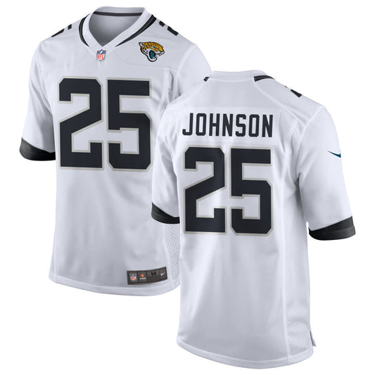 D'Ernest Johnson Jacksonville Jaguars Nike Youth Game Jersey - White