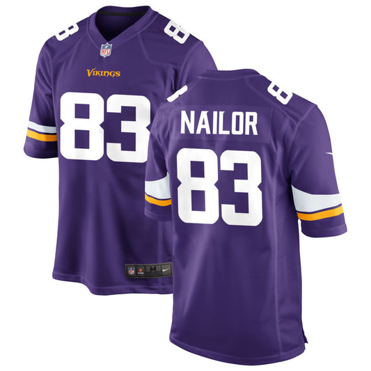 Jalen Nailor Minnesota Vikings Nike Vapor Untouchable Elite Jersey - Purple