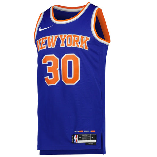 Men's Julius Randle Nike Knicks 2022/23 Swingman Jersey Icon Edition - Blue