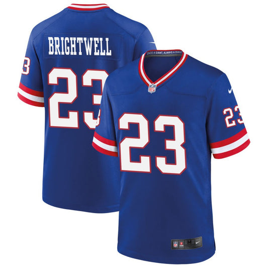 Gary Brightwell New York Giants Nike Classic Game Jersey - Royal