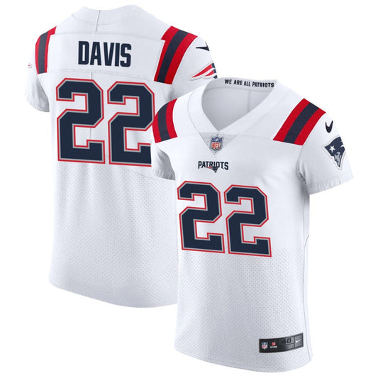 Cody Davis New England Patriots Nike Vapor Elite Jersey - White
