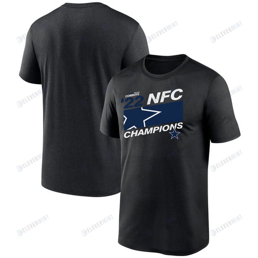 Dallas Cowboys NFC Champions Iconic Black Men T-Shirt
