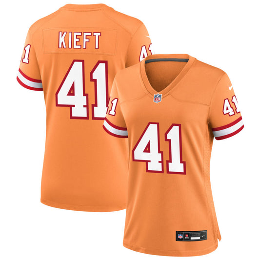 Ko Kieft Tampa Bay Buccaneers Nike Women's Throwback Game Jersey - Orange