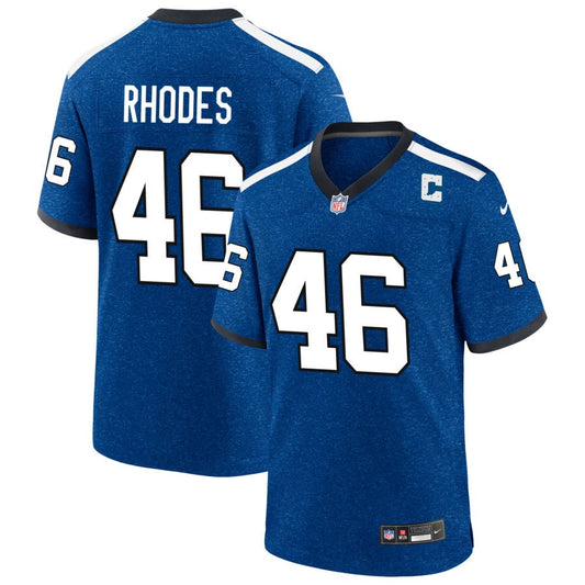 Luke Rhodes  Indiana Nights Indianapolis Colts Nike Alternate Game Jersey - Blue