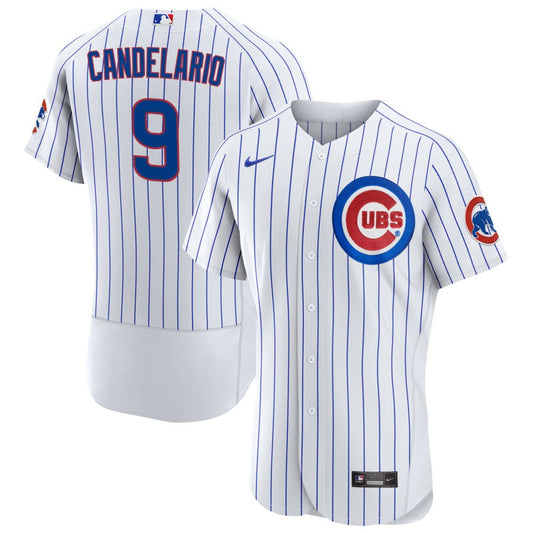 Jeimer Candelario Chicago Cubs Nike Home Authentic Jersey - White
