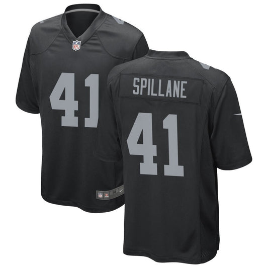 Robert Spillane Las Vegas Raiders Nike Game Jersey - Black